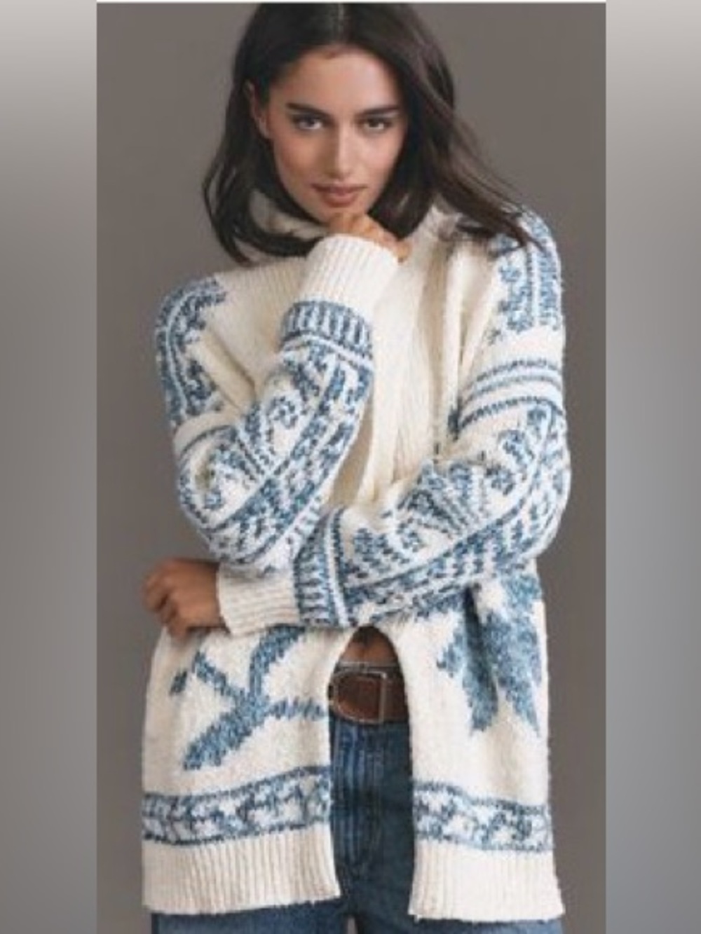 ANTHROPOLOGIE PILCRO Folded Collar
Cardigan Sweater XXS/XS
